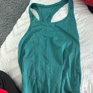 Lululemon teal tank top